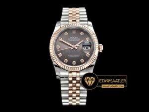 RDJ0266A - DateJust Jub Flt RGSS Dark Grey Diam BP A3135 Mod - 11.jpg